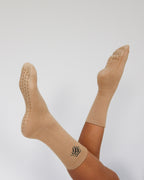 Pilates Grip Socks in Sand
