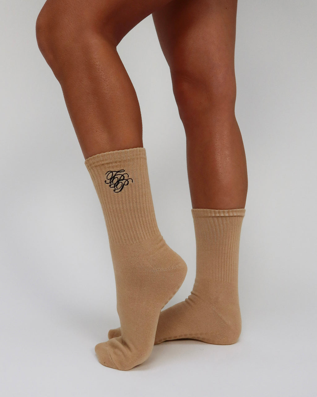Pilates Grip Socks in Sand