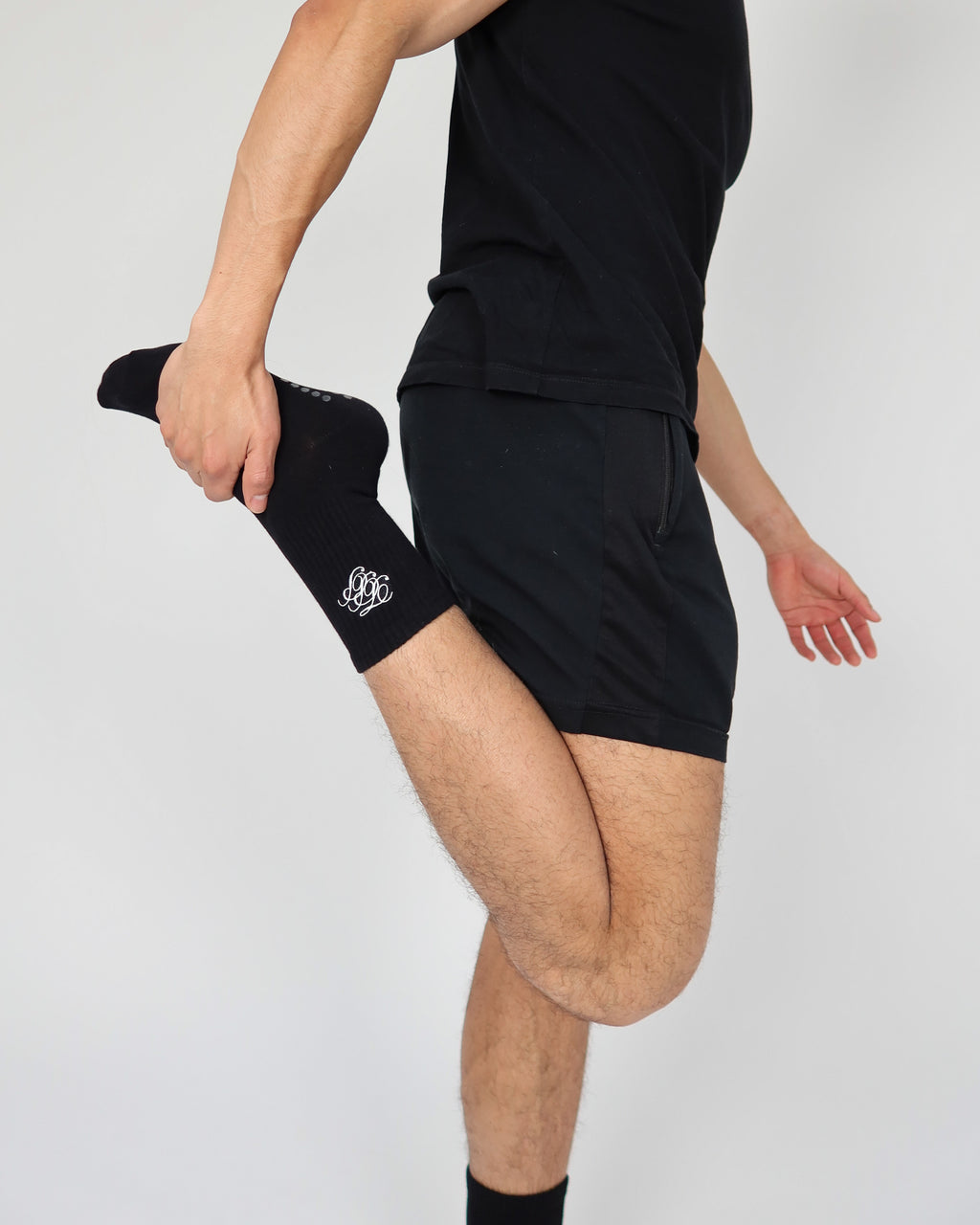 Pilates Grip Socks in Charcoal
