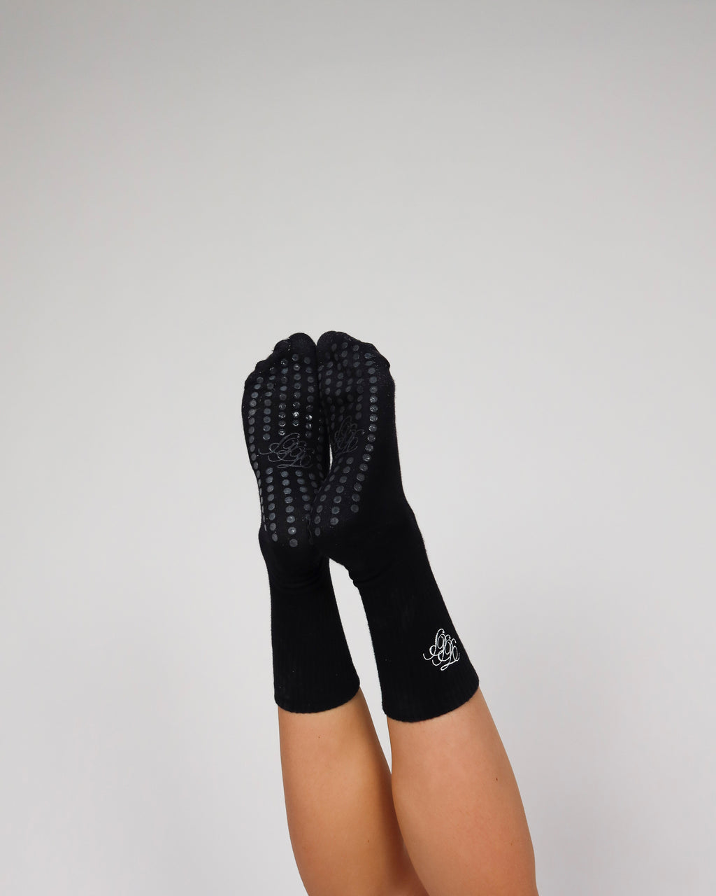 Pilates Grip Socks in Charcoal