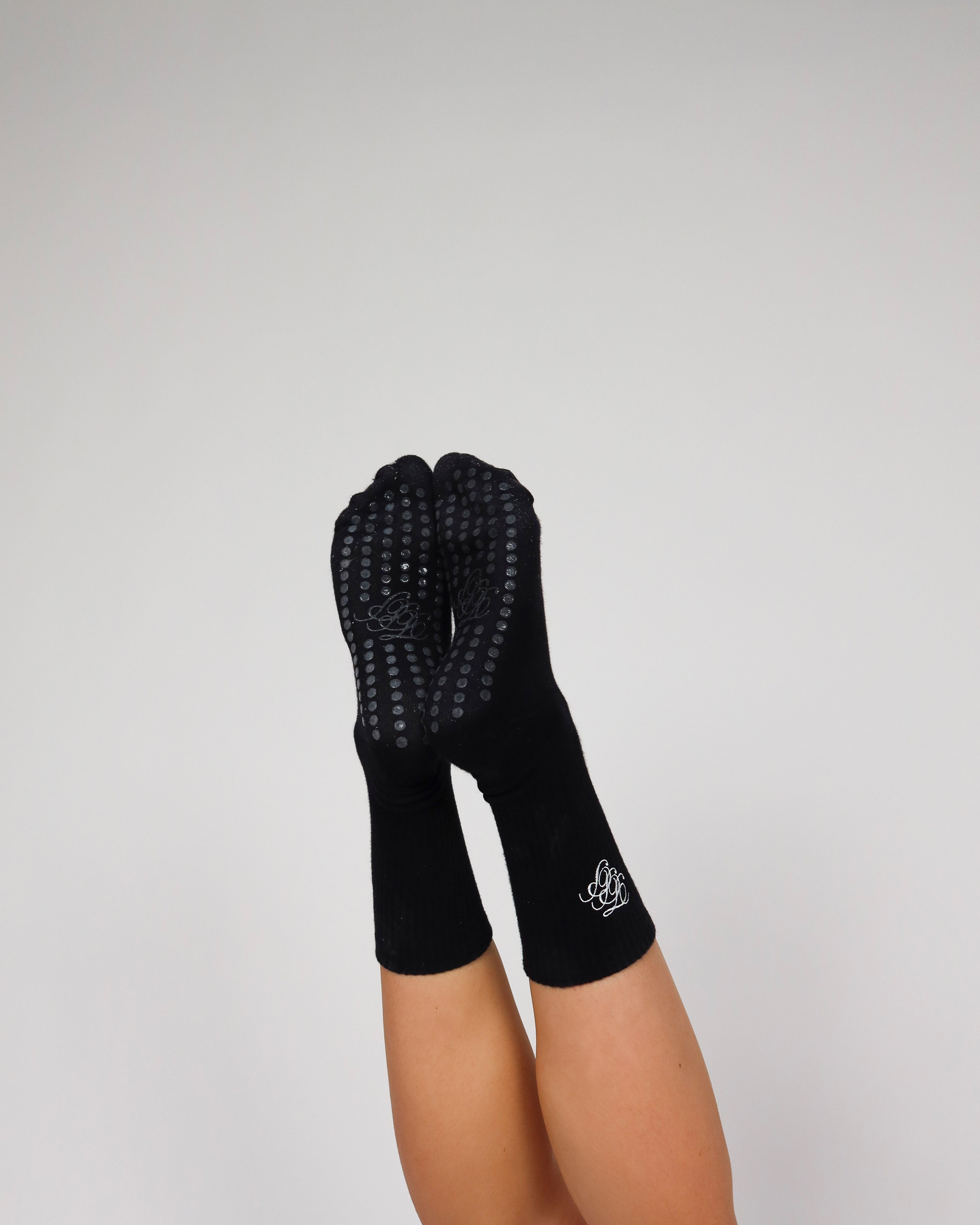 Pilates Grip Socks in Charcoal